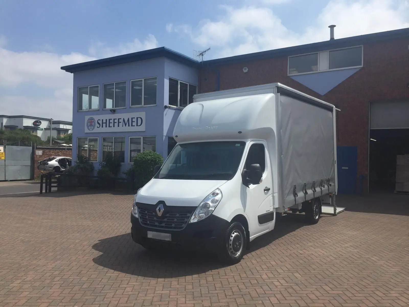 Photo of a van outside SheffMed